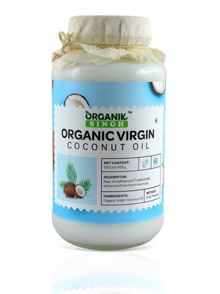 Organik Singh Cold Pressed Virgin Coconut Oil Organik Singh