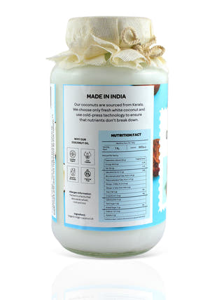 Organik Singh Cold Pressed Virgin Coconut Oil Organik Singh