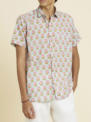 Block Printed Quirky Unisex Shirt Patrah