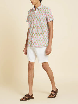 Block Printed Quirky Unisex Shirt Patrah