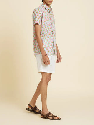 Block Printed Quirky Unisex Shirt Patrah