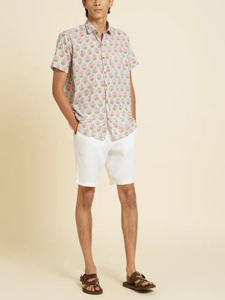 Block Printed Quirky Unisex Shirt Patrah