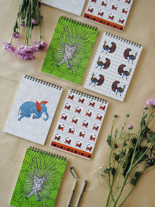 Chitrakathi Varaaha Sketchbook White Ekibeki