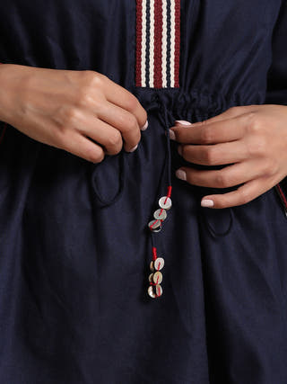 BASANT Cecil Top Navy Vasstram